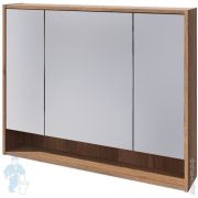 Зеркальный шкаф Caprigo Балтик (1000х800х174) 3 двери, цвет дуб сомеро 2052-1022