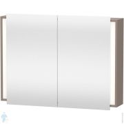 Зеркало-шкаф Duravit Ketho 1000х750х180 с подсветкой, 2 полки, базальт мат. KT7532043430000