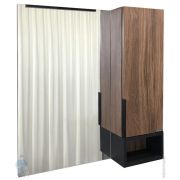 Зеркало-шкаф COMFORTY Штутгарт-75 (730х800х160) подвесной, дуб темно-коричневый 00004151037
