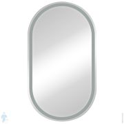 Зеркало-шкаф Континент Elmage 450х800х150 подсветка, розетка, датчик движ., черный Soft touch
