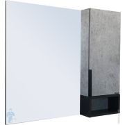 Зеркало-шкаф COMFORTY Франкфурт-75 (730х800х160) подвесной, бетон светлый 00-00011079
