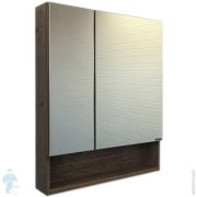 Зеркало-шкаф COMFORTY Никосия-60 (600х800х130) подвесной, дуб темный 00-00008850