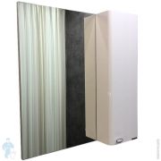 Зеркало-шкаф COMFORTY Неаполь-80 (800х750х170) подвесной, без подсветки, белый глянец 00004147561