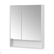 Зеркальный шкаф AQUATON Сканди 70 1A252202SD010 700х130х850 2 дверцы, цвет: белый глянец
