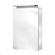 Зеркало-шкаф Keuco Royal L1 500х742х150 петли слева, подсветка, диммер, розетка, серебр. 13601171201