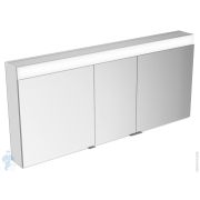 Зеркало-шкаф Keuco Edition 400 1410х650х167 настенный,подсветка,подогрев,розетки,серебр. 21553171301