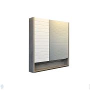 Зеркало-шкаф COMFORTY Клеон-75 (730х800х136) дуб дымчатый 00-00004755
