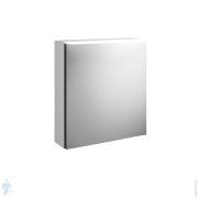 Зеркальный шкаф Burgbad Badu 600х665х310 LEDх2, левый, розетка, белый матовый SFUA060LF3689G0196