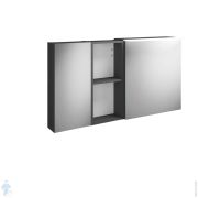 Зеркальный шкаф Burgbad Badu 1200х665х310 LEDх2, правый, розетка, антрацит SFUD120RF3693G0196