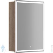 Зеркало-шкаф SANCOS Mirror (590х150х740) подвесное,LED-подсв.,сенсорное управ.,дуб галифакс MI60EG