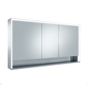 Зеркало-шкаф Keuco Royal Lumos 1400x735x165 настенное, подсветка, диммер, розетки,сереб. 14306171301