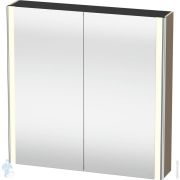 Зеркало-шкаф Duravit XSquare 800х800х156 подсветка, 3 полки, розетка, сенсор, лен XS711207575