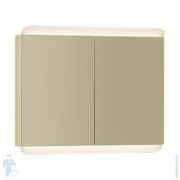Зеркальный шкаф Burgbad B.Me 800х700х200 подвесной, LED, 2 дверцы, белый матовый SGUD080F5981