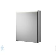 Зеркальный шкаф Burgbad Iveo 558х680х160 LED, розетка, корпус зеркало, правый SPHU055R