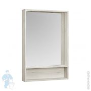 Зеркальный шкаф AQUATON Флай 60 1A237602FA860 910x600x130 подвесной, прямоугольный, белый