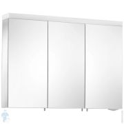 Зеркало-шкаф Keuco Royal Reflex.2 1000х700х150 подсветка,подвесной,3 двери,серебристый 24204171301
