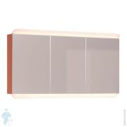 Зеркальный шкаф Burgbad B.Me 1200х700х200 LED, левый, 3 дверцы, песочный матовый SGUD120LF5982
