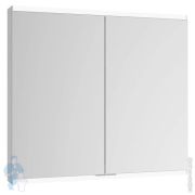 Зеркало-шкаф Keuco Royal Modular 2.0 900х900х160 подсветка, розетки, диммер, серебр. 800211091100200