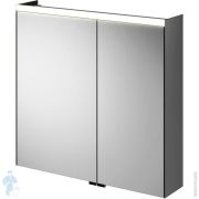 Зеркальный шкаф Burgbad Iveo 708х680х160 LED, розетка, корпус зеркало, левый SPHU070L