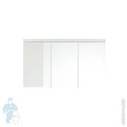 Зеркальный шкаф Burgbad Lin20 1200х700х170 LED, левый, 3 дверцы, диммер, капучино SPQK120LF5357