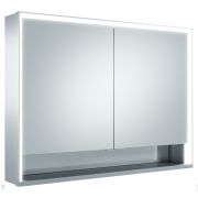 Зеркало-шкаф Keuco Royal Lumos 1050х735х165 настенное,подсветка,сенсор,розетки,серебр. 14308171301