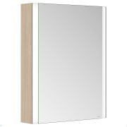 Зеркало-шкаф Keuco Somaris 600х710х115 настен.,подсветка,петли справа,подогрев,дуб светл.14501851101