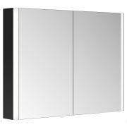 Зеркало-шкаф Keuco Somaris 1000х710х115 настенное,2 дверцы,подсветка,черн. мат. 14503372100