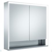 Зеркало-шкаф Keuco Royal Lumos 700х735х165 подвесной,подсветка,сенсор,розетки,серебр.14307171301