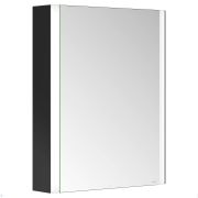 Зеркало-шкаф Keuco Somaris 600х710х115 настенное,подсветка,петли справа,черн. мат. 14501371100