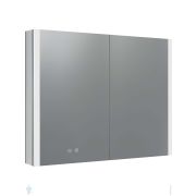 Зеркальный шкаф Акватек 600х800х133 LED, подогрев, сенсор, корпус алюминий AQ7609-MLC