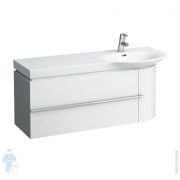 Тумба под умывальник Laufen CASE for Palace 4.0160.2.075.463.1 (1140х375х450) левая, 2 ящика, белый матовый