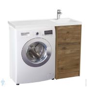Уценка! Комплект мебели Laufen ILBAGNOALESSI ONE (730х320х480) подвесная, 2 ящика, белый лак