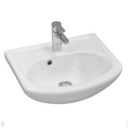 Раковина Aquaton Азов 45 1WH112449 450х380х170 накладная, перелив, отв. под смеситель, цвет: белый