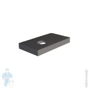 Столешница AeT TOP HAND 450х245х55 для раковины, подвесная, отв. слева, черный матовый C110RPV1F3105