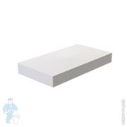 Столешница AeT TOP HAND 450х245х55 для раковины, подвесная, без отверстий, белый глянец C110R0V1F010
