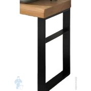 Ножка для столешницы AeT WOOD натуральное дерево, черный матовый C900VX105