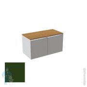 Уценка! GEBERIT Sigma40 Клавиша смыва, двойной смыв, черный/алюмин. для DuoFresh 115.600.KR.1