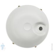 Уценка! Кнопка для бачка-инсталляции ALCAPLAST M1728-5 черная/золотая