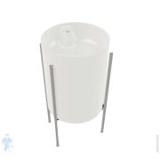 Уценка! Выпуск латунный McAlpine слив D-60мм высота слива 220мм, выход 32мм, цвет:золото, DECDWPVD
