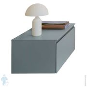 Тумба под раковину Caprigo Альбион 90 concept 904х925х510 2 ящика, цвет: графит 34018UV-SF019