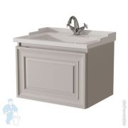 Тумба под раковину Caprigo Ponza-A 60 (615х472х472) подвесная, 1 ящик, цвет: керамик 13510-085