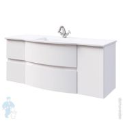 Тумба под раковину Caprigo Интегра (1320х520х482) 4 ящика, цвет белый INT130.21 B231
