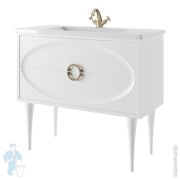 Тумба под раковину Caprigo Милано 100 напольная 1008х904х480 bianco antico 14317-011