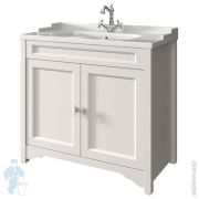 Тумба под раковину Caprigo Престон 90 напольная 930х905х475 2 двери, цвет: керамик 33922-TP812