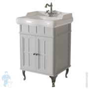 Тумба под раковину Caprigo Борго 60 (610х952х525) напольная, отделка bianco-grigio 33410-B177