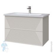 Тумба под раковину Caprigo MODO-Terza 80 770х564х470 подвесная, 2 ящика, цвет: керамик 35612-ТР812