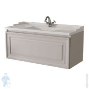 Тумба под раковину Caprigo Ponza-A 100 (1025х472х470) подвесная, цвет керамик, 1 ящик 13514-085
