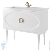 Тумба под раковину Caprigo Милано 105 напольная 1074х915х478 bianco antico 14314-011