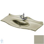 Раковина для тумбы Caprigo Бурже (1050x460) стеклянная, пикрит OW15-11014-R814