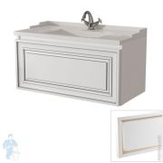 Тумба под раковину Caprigo Ponza-A 90 (930х472х475) подвесная, цв.Bianco oro caldo, 1ящик 13513-B017
